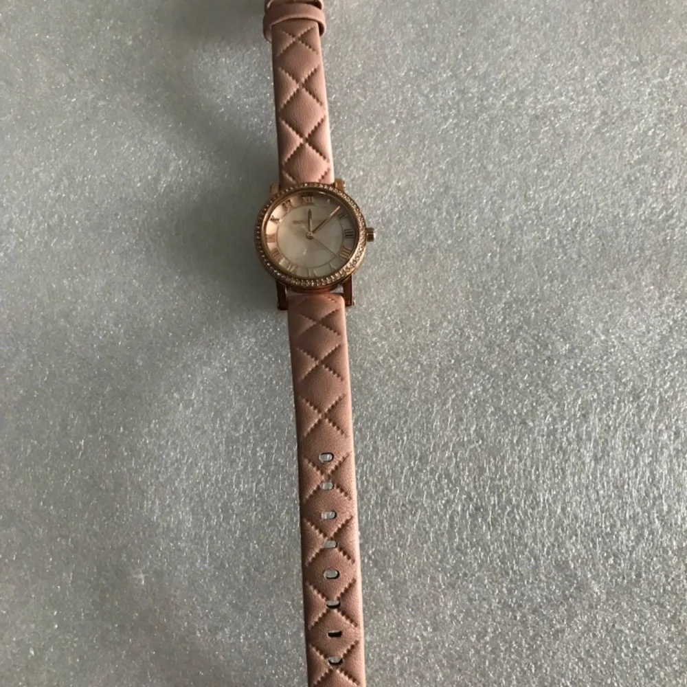 Michael Kors Petite Norie Pave Rose Gold Tone Mother of Pearl Dial Ladies Watch